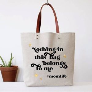 Hashtag Mom Life tote bag